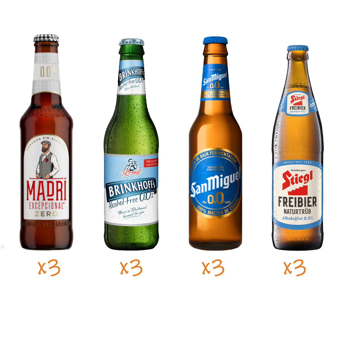 Free As A Bird - Alcohol Free Lager Mixed Case 0.0 12 Pack