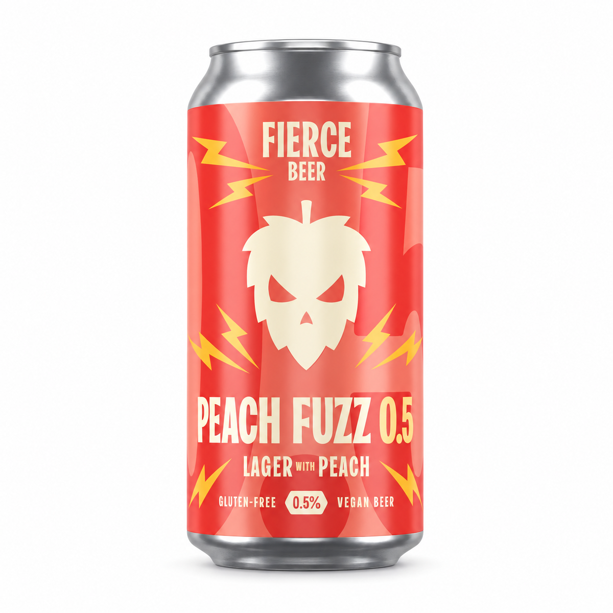 Fierce Peach Fuzz 0.5 - Alcohol Free Lager