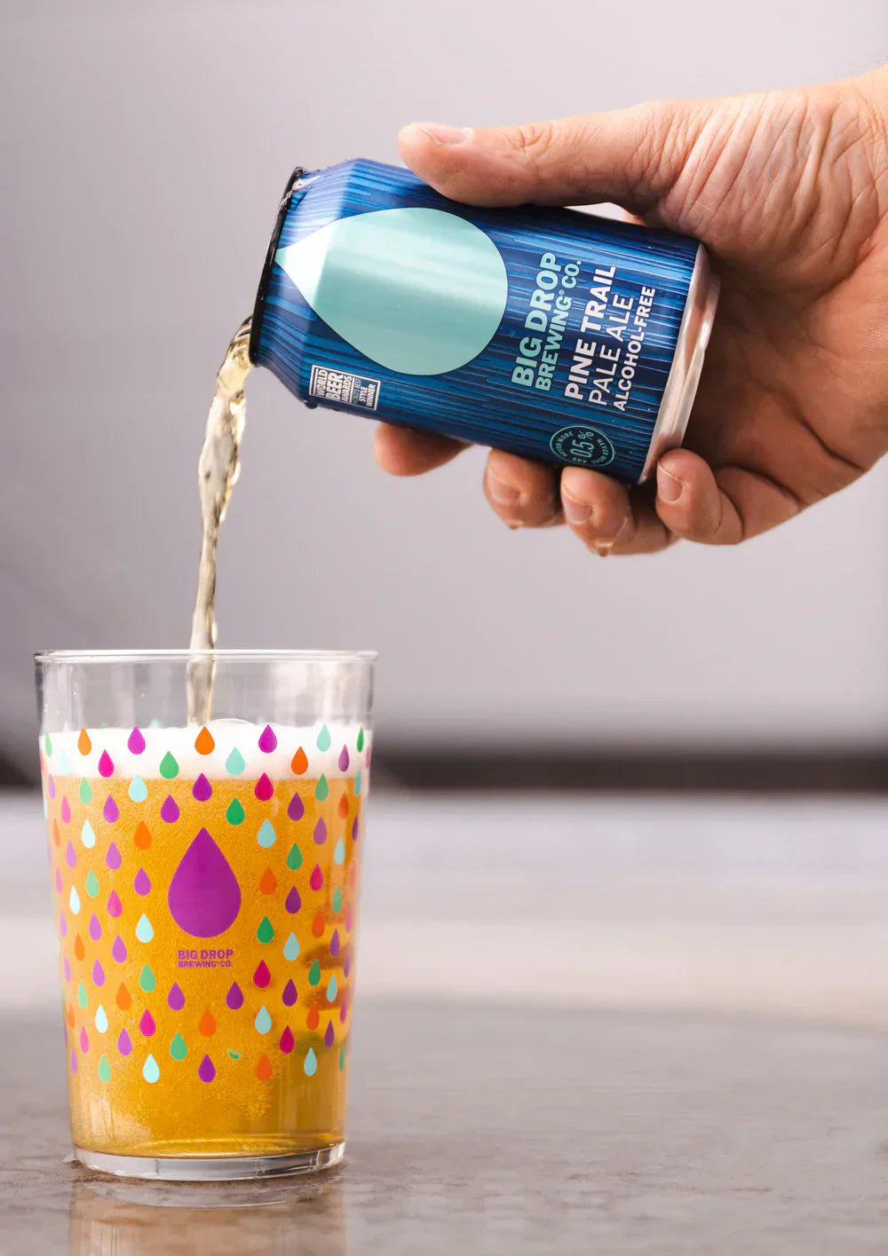 Big Drop Pine Trail - Non Alcoholic Pale Ale Can