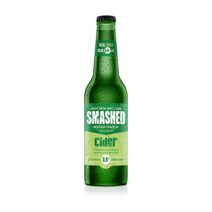 Smashed British Alcohol Free Cider - Award Winning Craft Apple Cider
