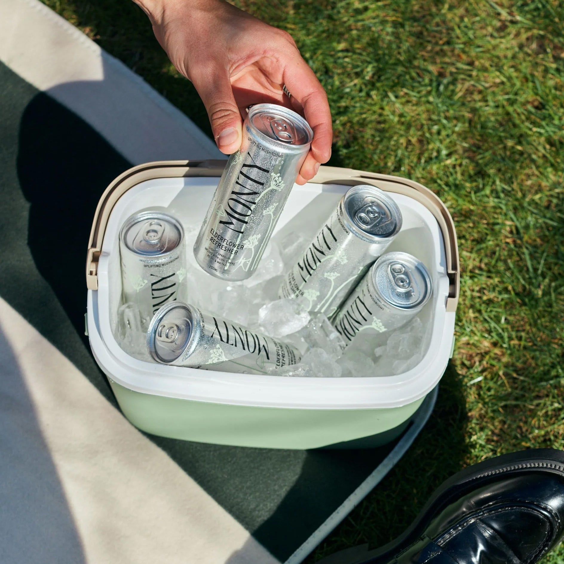 Monty Elderflower - Social Soda with Lion’s Mane Alcohol Free Sparkling