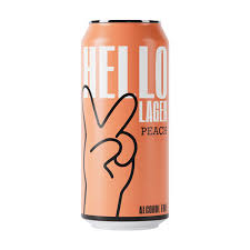 HELLO Soft Peach - Alcohol Free Helles Lager
