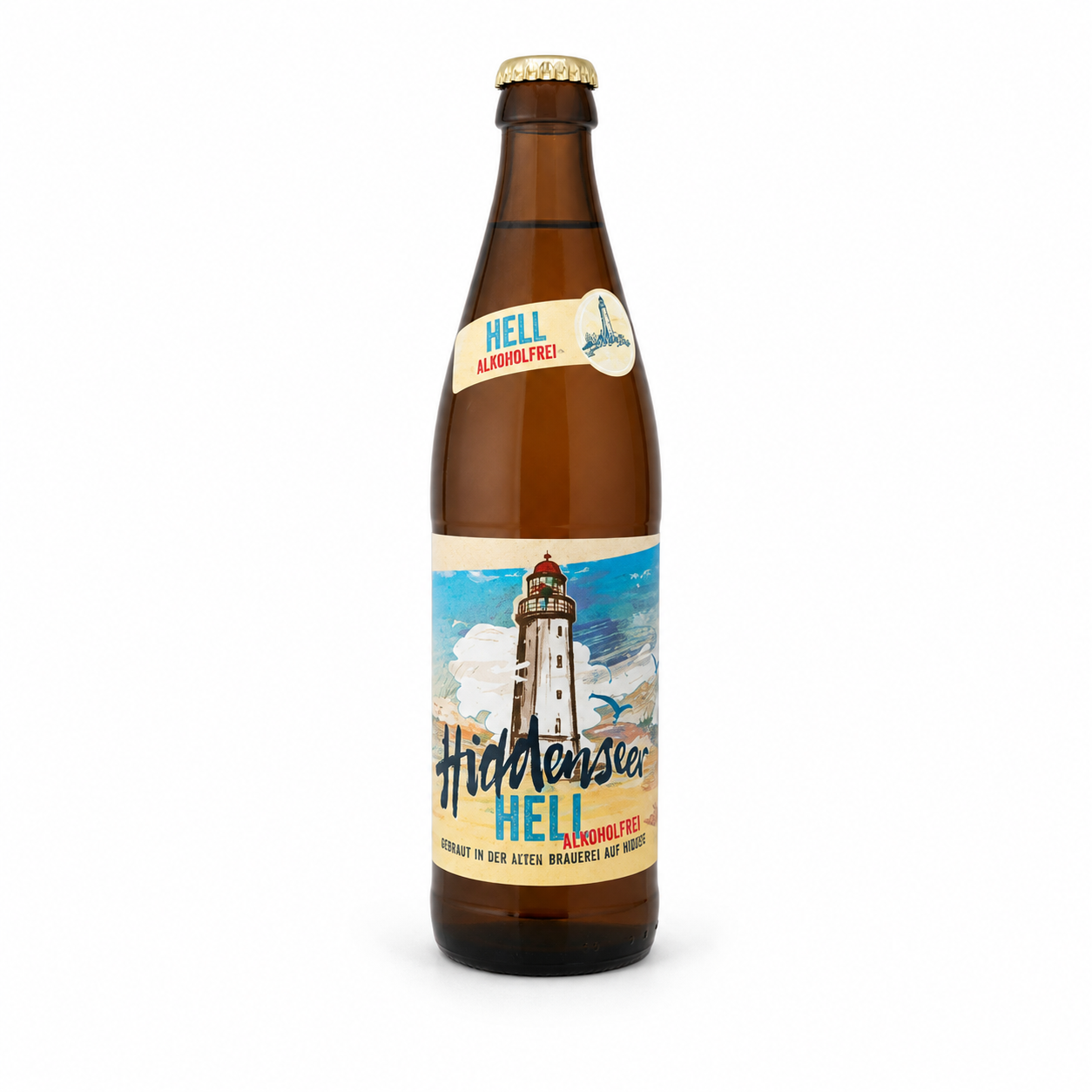 Hiddenseer Hell Alcohol Free German Helles 500ml