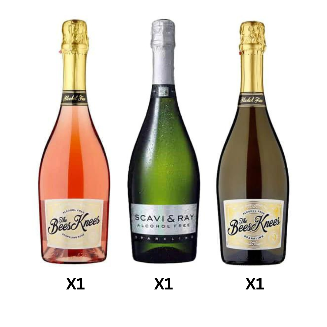Dry Drinker's Bubble Taster Pack - Alcohol Free Sparkling Wine Collection