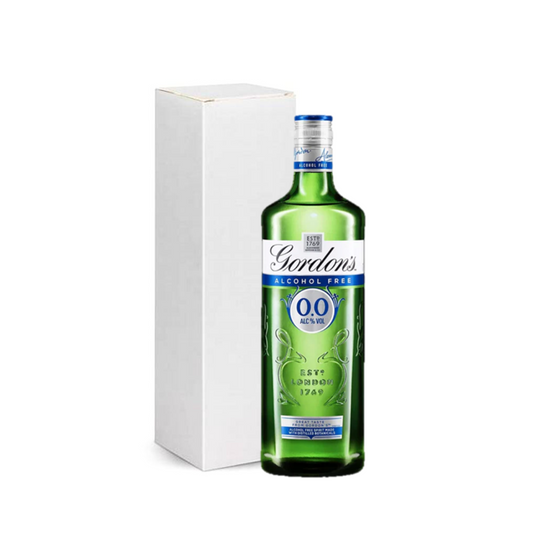 Gordon's Alcohol Free London Dry Gin Alternative - Includes Premium White Gift Box