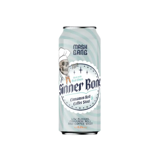 Mash Gang Sinner Bone - Non Alcoholic Cinnamon Coffee Stout