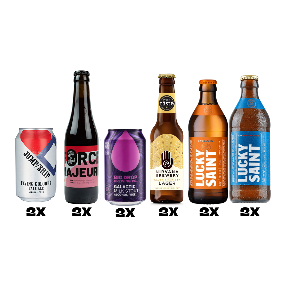 World Alcohol-Free Award Winners 2024 - 2025 Low Alcohol Mixed Case (12 Drinks)
