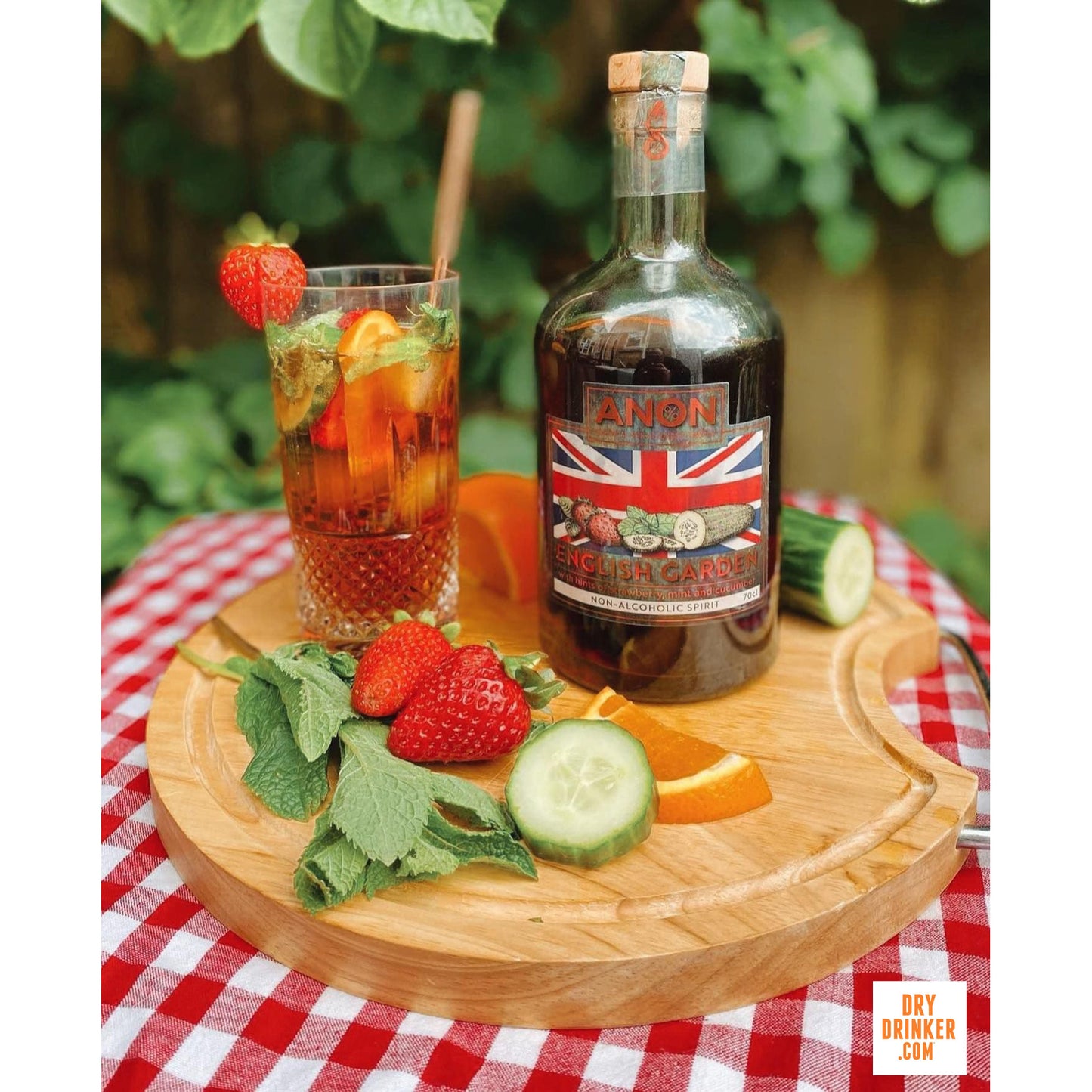 ANON English Garden - Non Alcoholic British summer cocktail alternative