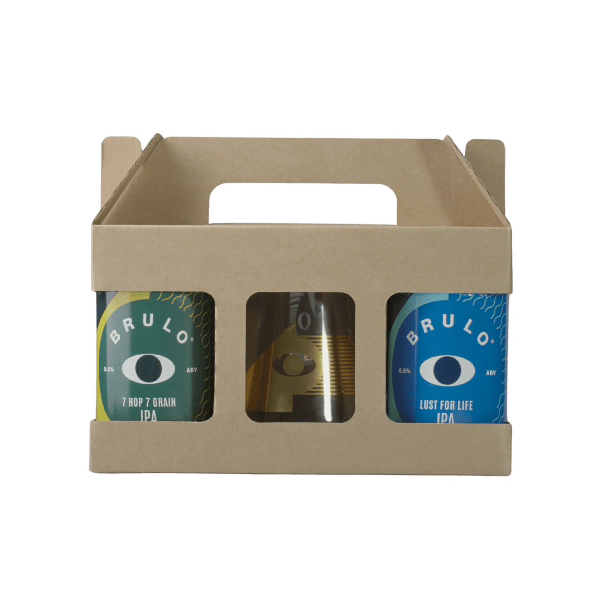 Brulo Alcohol Free Gift Box – Lust for Life & 7 Grain 7 Hop + Glass