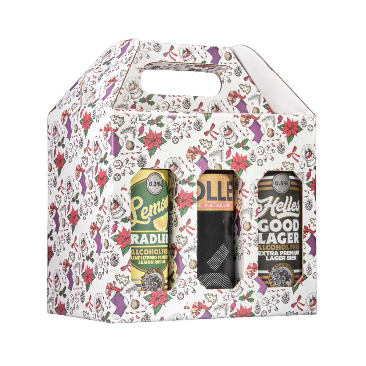 Premium Christmas Alcohol Free Beer Gift Box – A Curated Selection of 6 Craft Brews