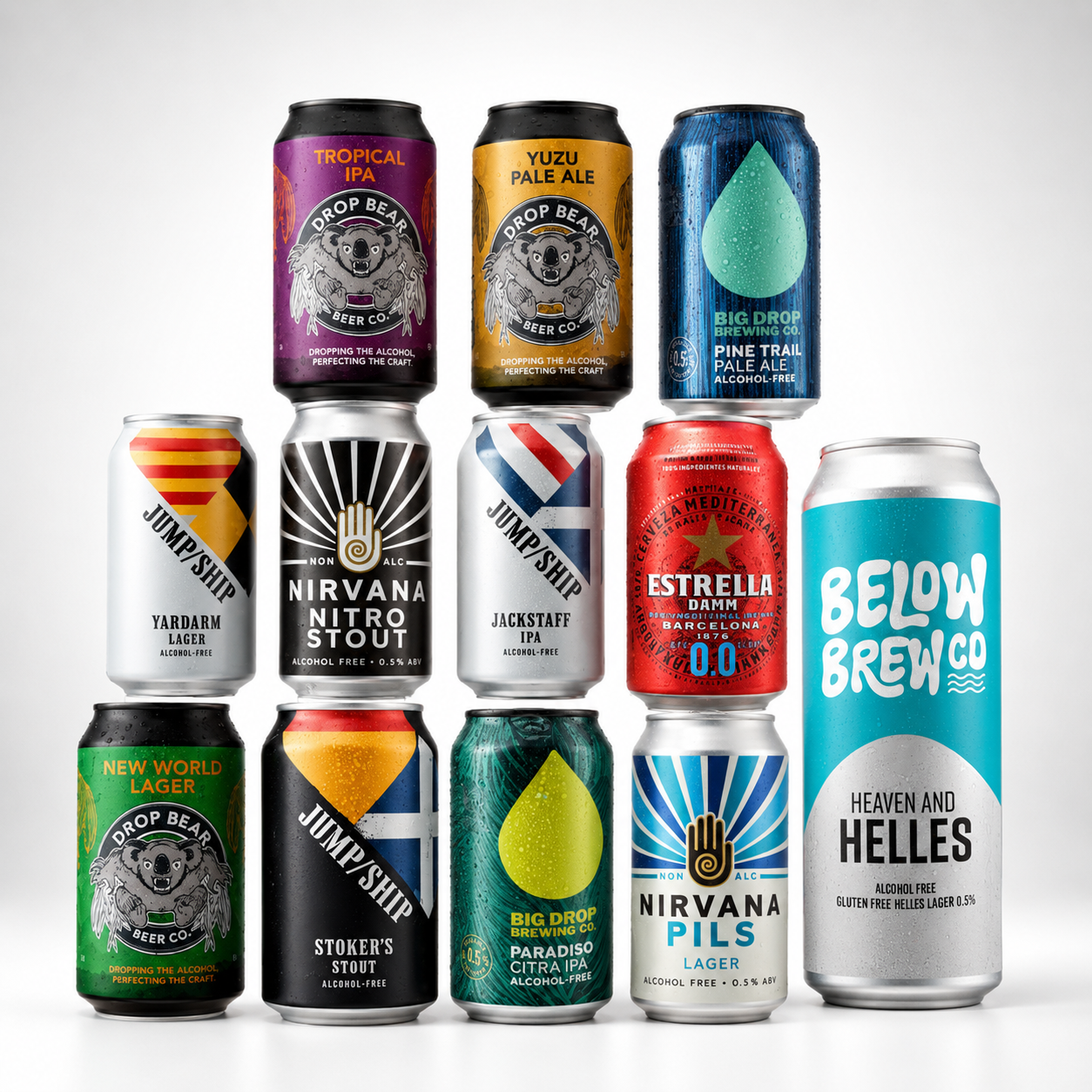 New Dry Drinker Gluten-Free Non-Alcoholic Beer Collection