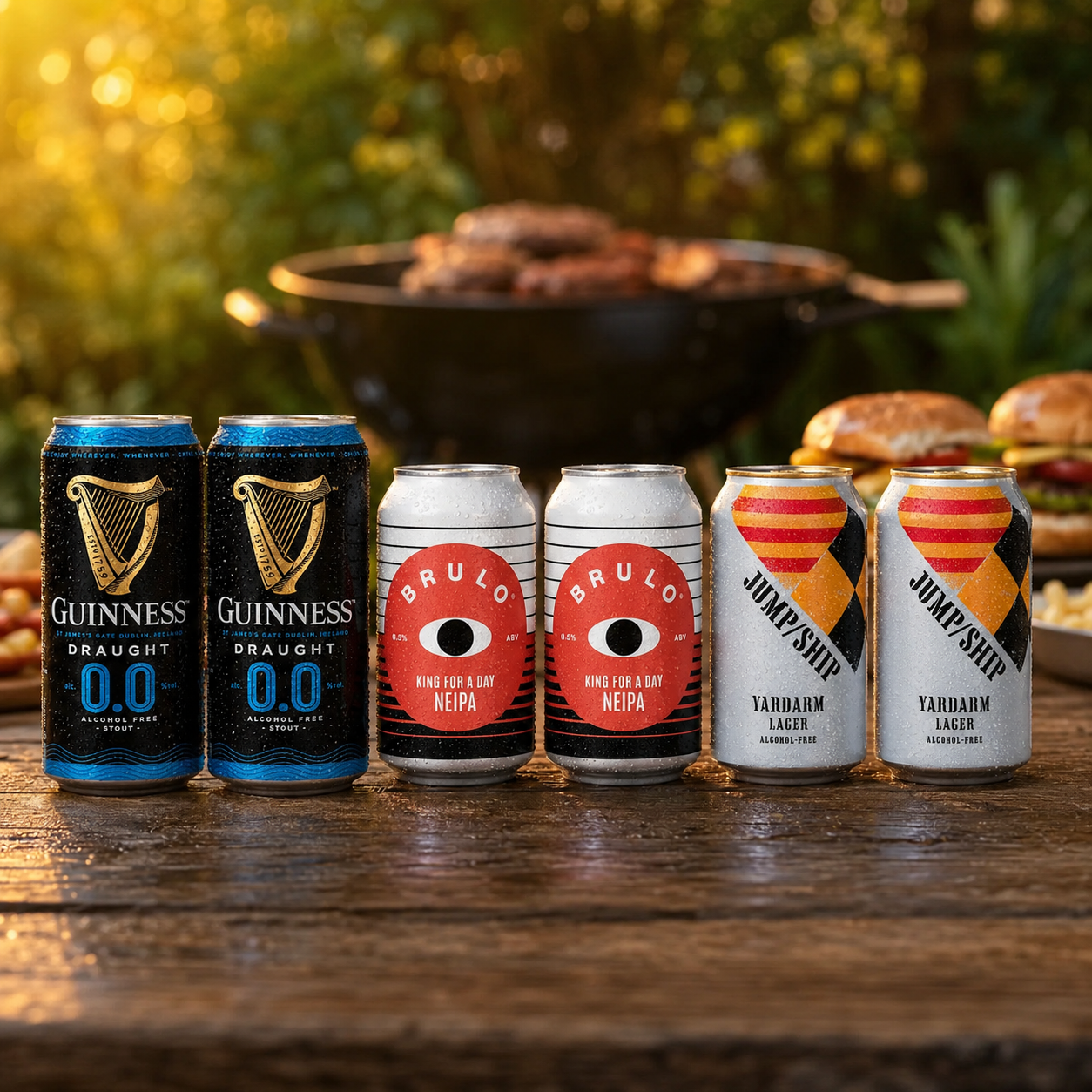 Great With Burgers Alcohol Free BBQ Case