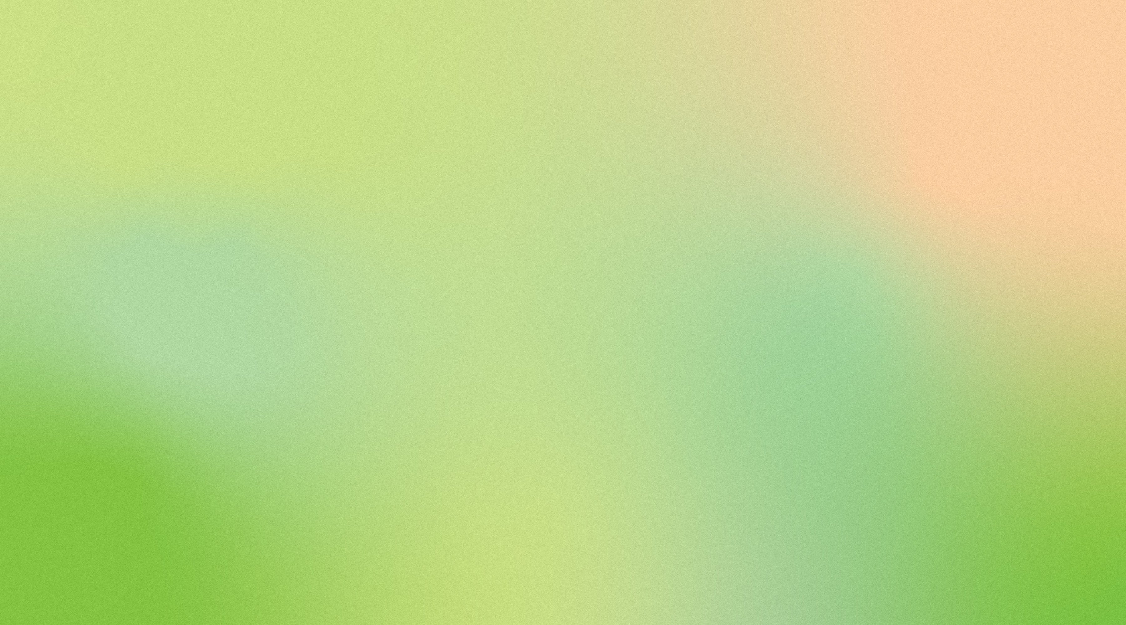Gradient background transitioning from green to yellow to pink