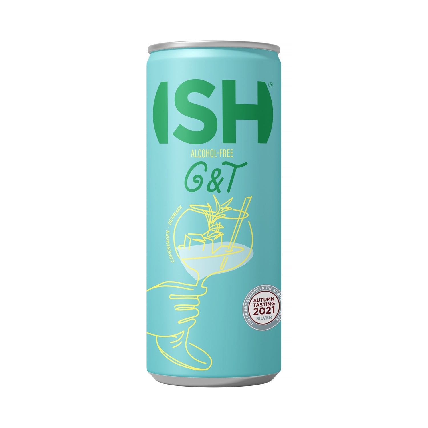 ISH Non Alcoholic G&T 250ml - Alcohol Free Cocktail - Alcohol Free Gin and Tonic