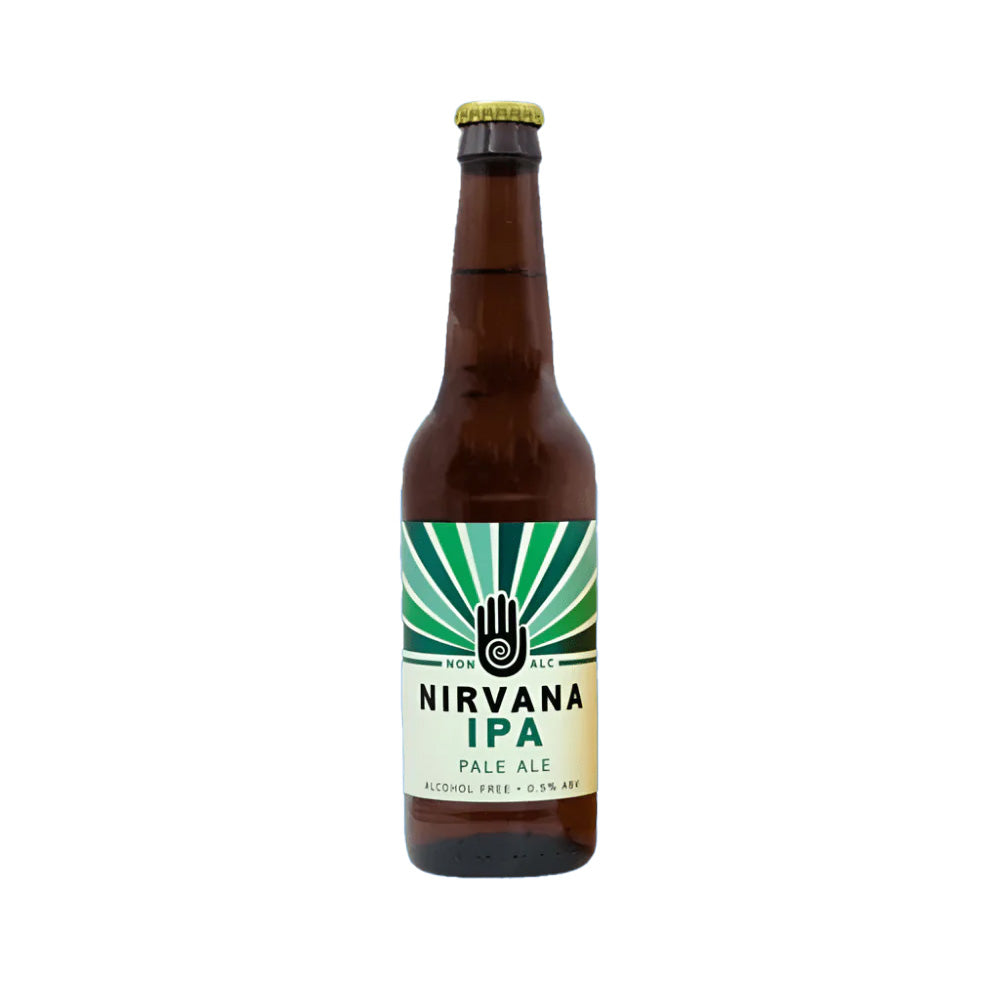 Nirvana West Coast IPA - Alcohol Free Beer Bottle