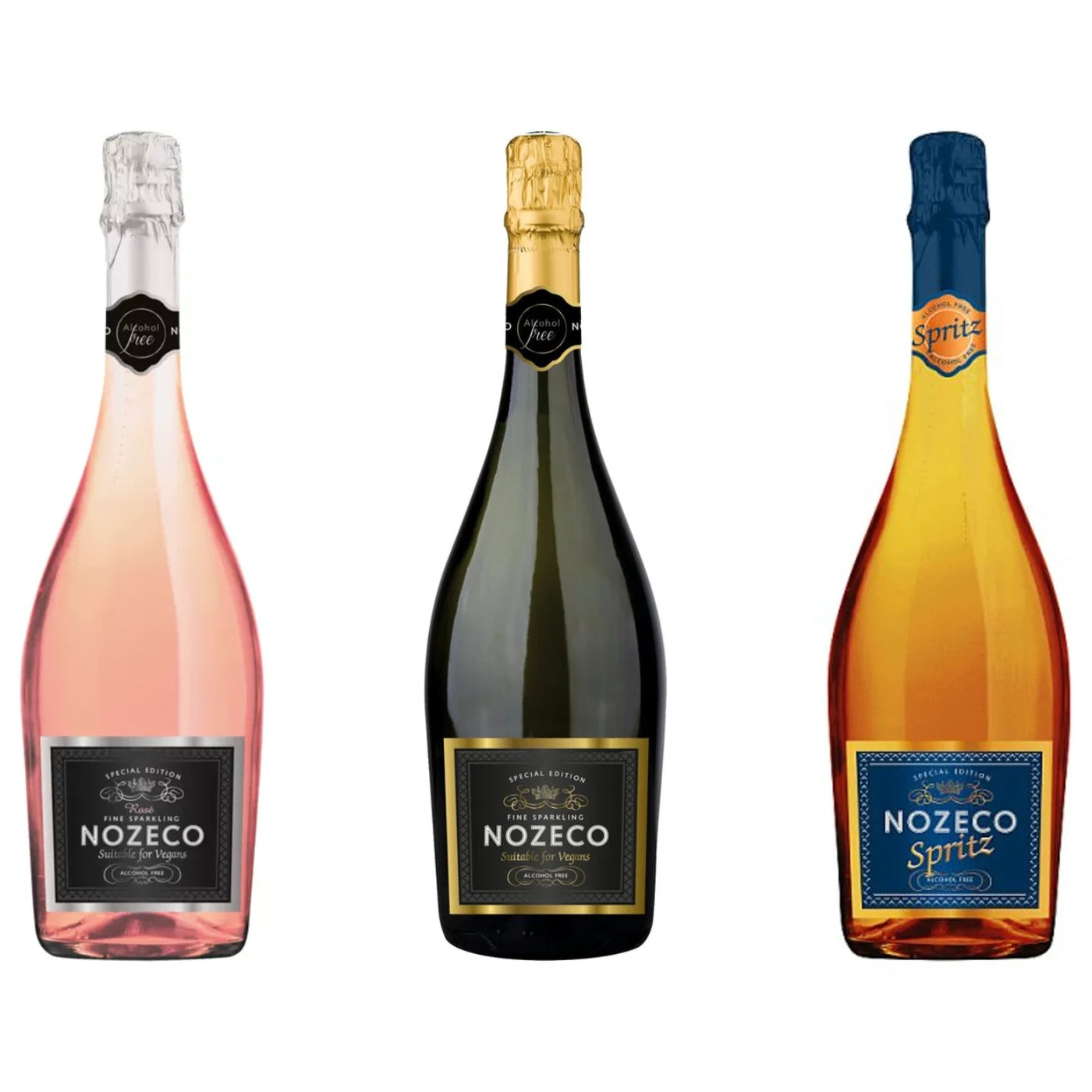 Celebration Sparking Box - Nozeco Sparkling Trio Alcohol Free Wine Mixed Case