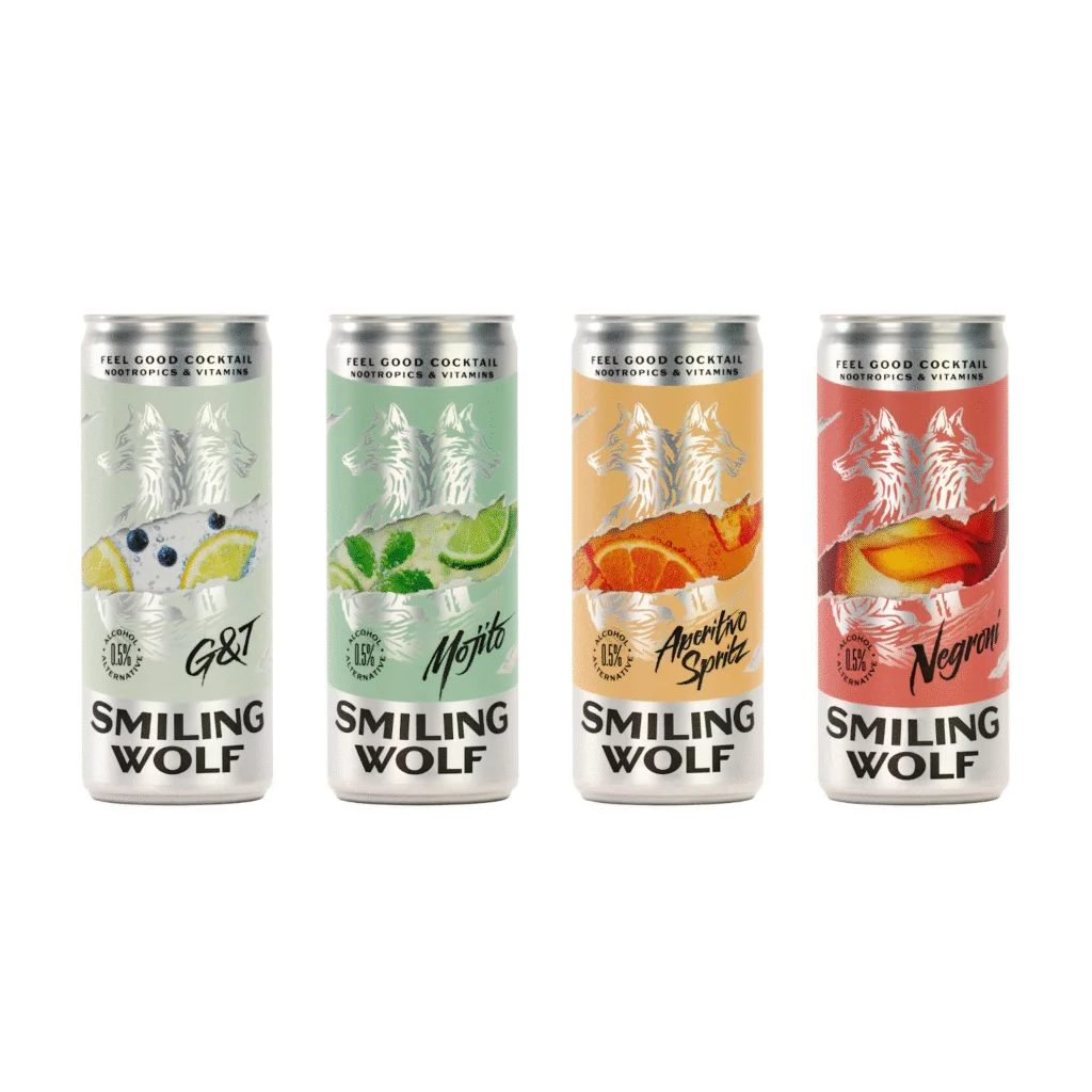 Smiling Wolf Alcohol Free RTD Mixed Case