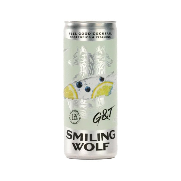 Smiling Wolf Alcohol Free Gin and Tonic - Functional Botanical Drink 0