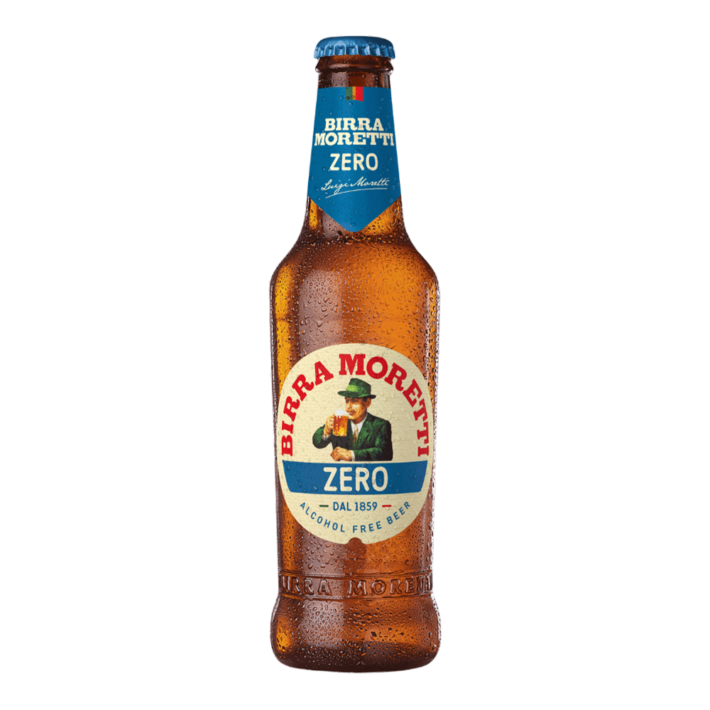 Birra Moretti Zero alcohol free lager
