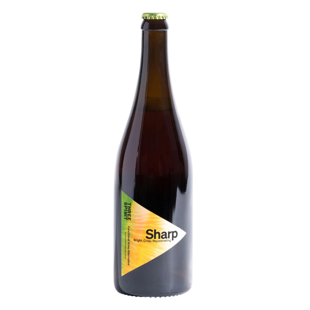 Blurred Vines Sharp - Three Spirit Non Alcoholic Wine Alternative