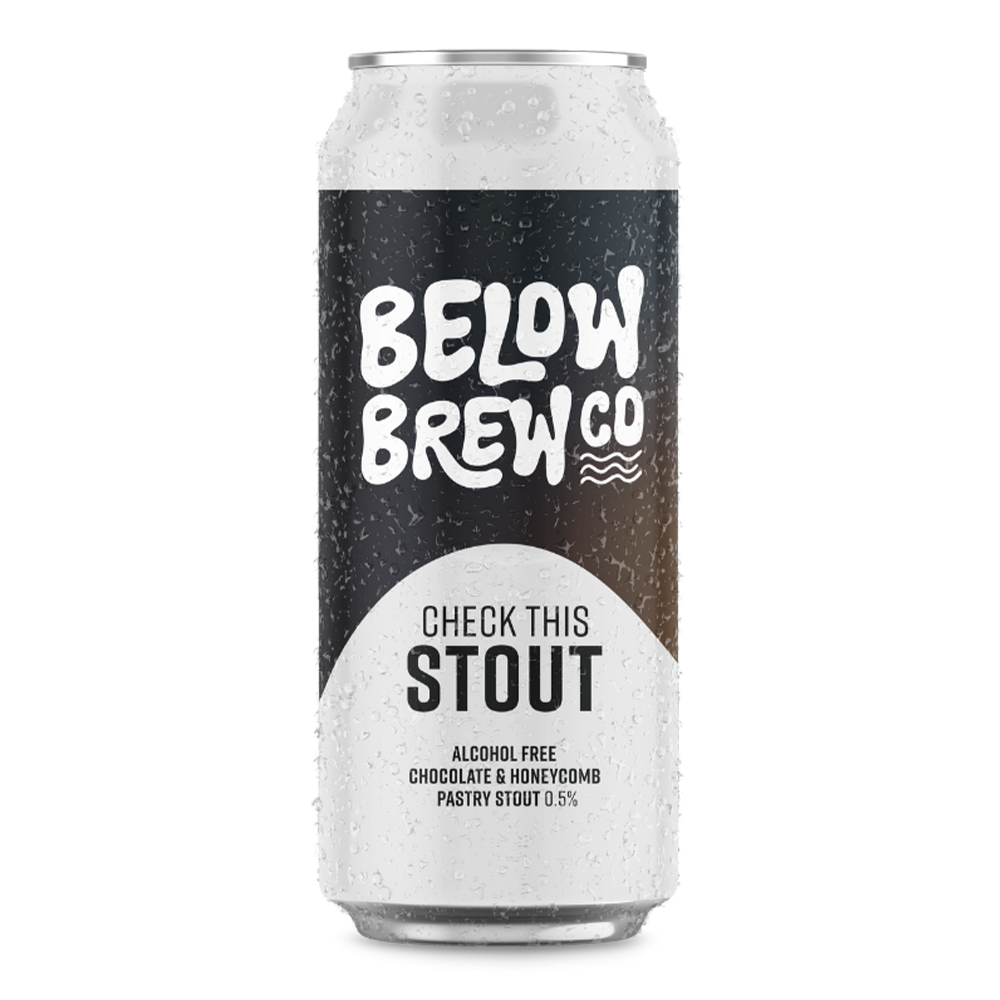 Below Brew Co Check This Stout alcohol free stout