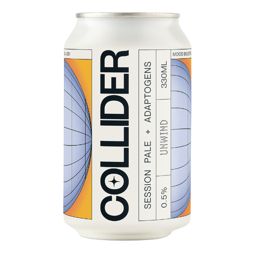 Collider Unwind Pale Ale alcohol free pale ale