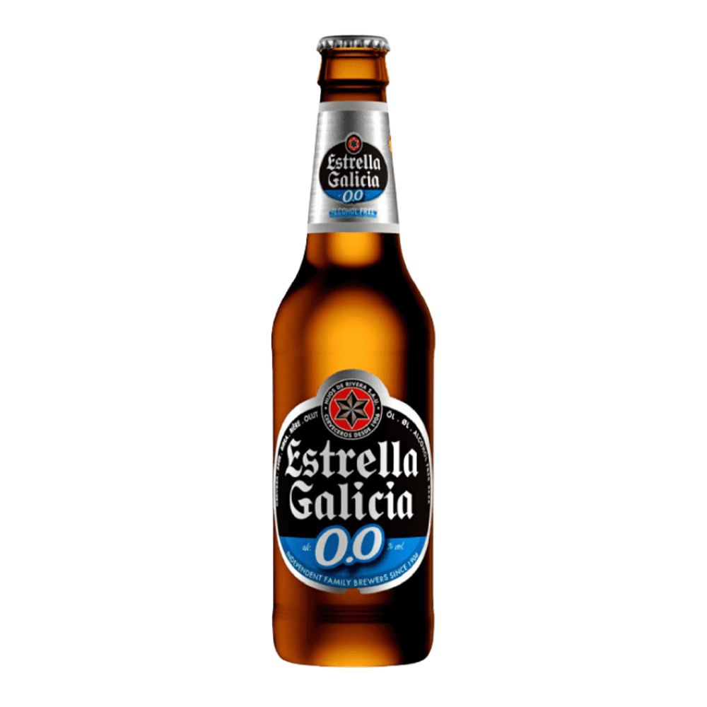 Estrella Galicia 0.0 alcohol free lager