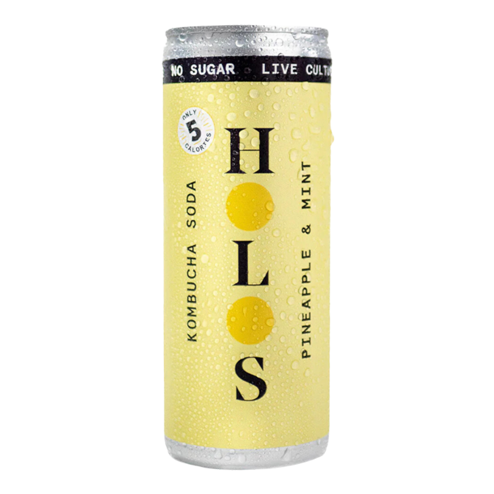 Holos Kombucha Pineapple & Mint - Alcohol Free Kombucha