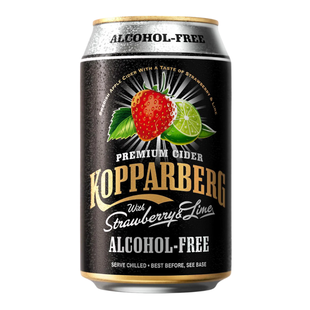 Kopparberg Strawberry & Lime - Alcohol Free Cider Cans