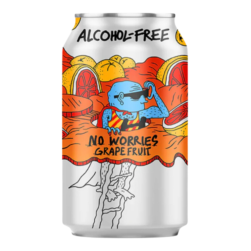 Lervig No Worries Grapefruit IPA alcohol free ipa