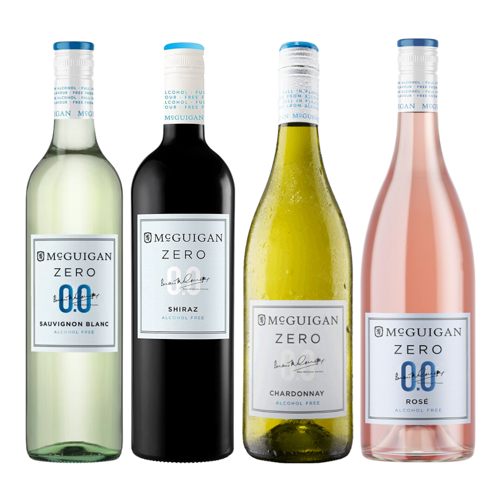 McGuigan Zero Mixed Case No Alcohol Wines (4 Bottles)