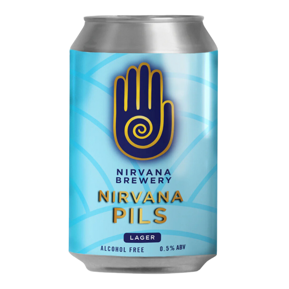 Nirvana Pils  German Pilsner 0.5% ABV 330ml Cans