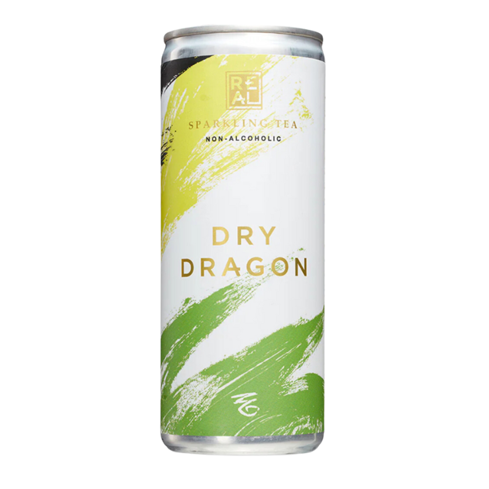 Real Dry Dragon - Alcohol Free Sparkling Tea (Can)