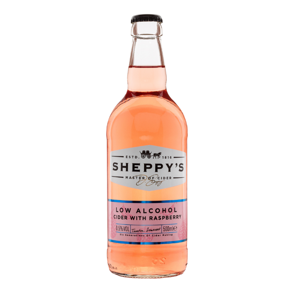 Sheppy's Low Alcohol Cider with Raspberry