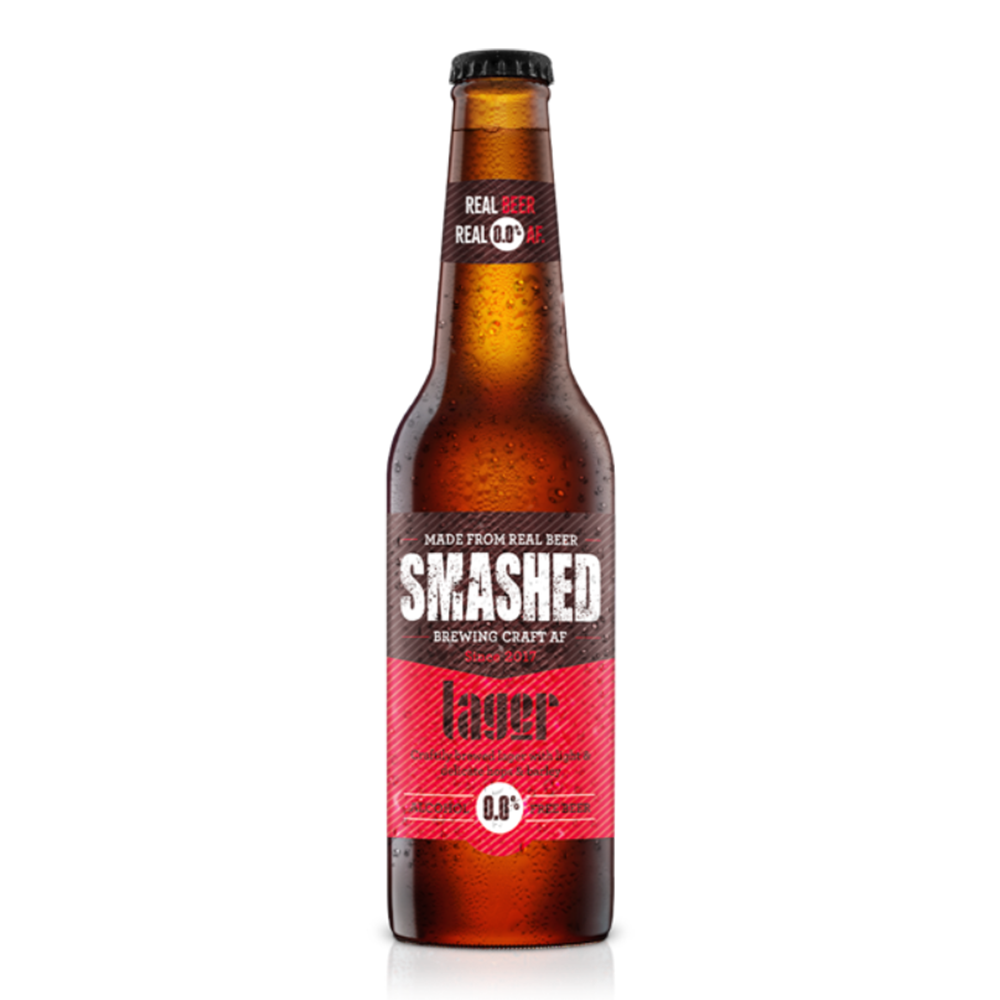 Smashed British Alcohol Free Lager - Award Winning Craft Lager