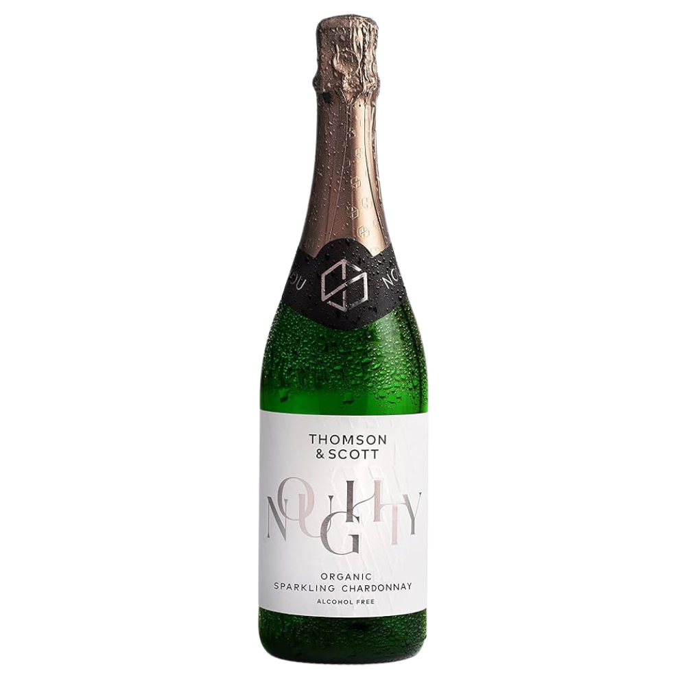 Thomson & Scott Noughty Organic Sparkling Chardonnay - Non Alcoholic Sparkling White Wine