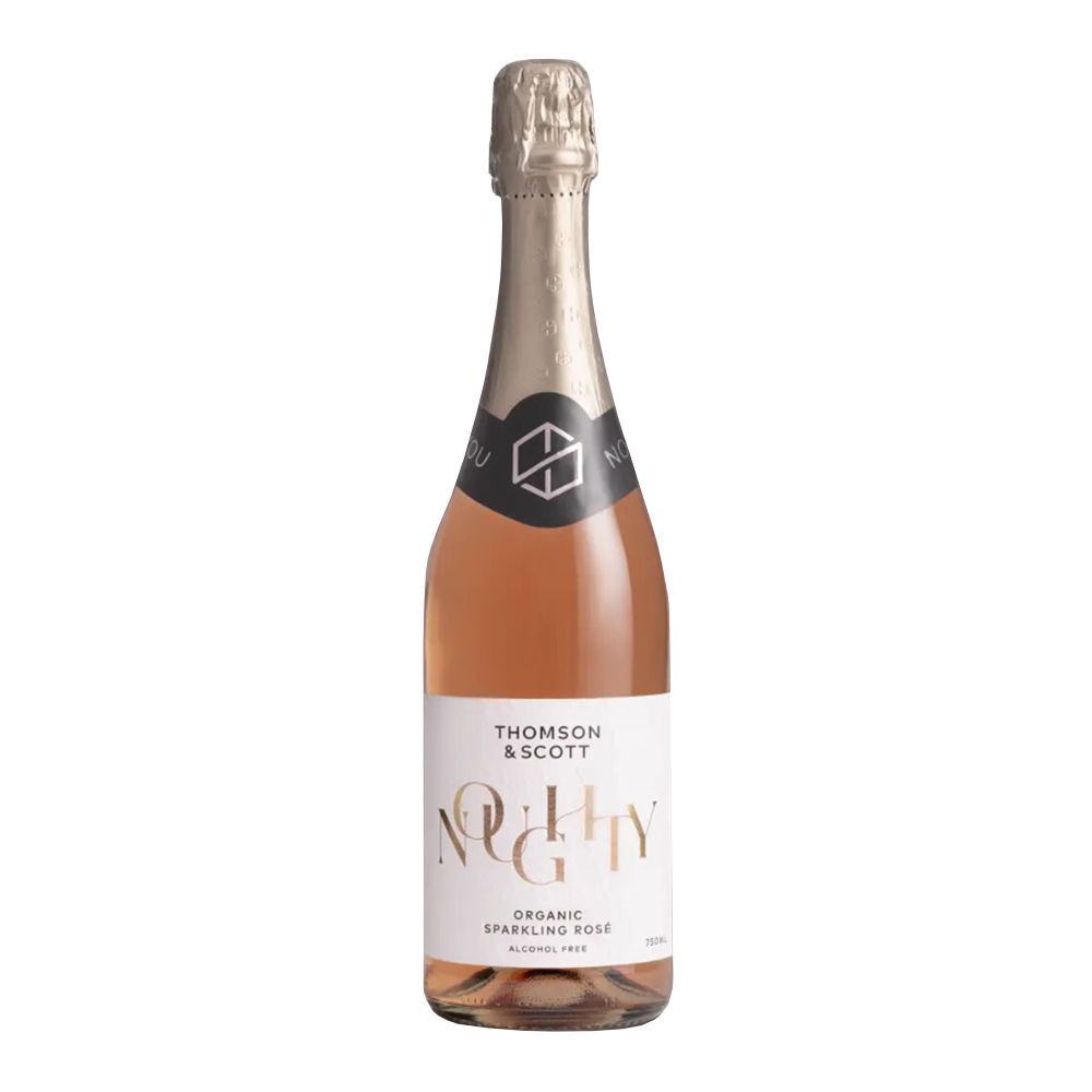 Thomson & Scott Noughty Organic Sparkling Rose - Non Alcoholic Sparkling Rose Wine