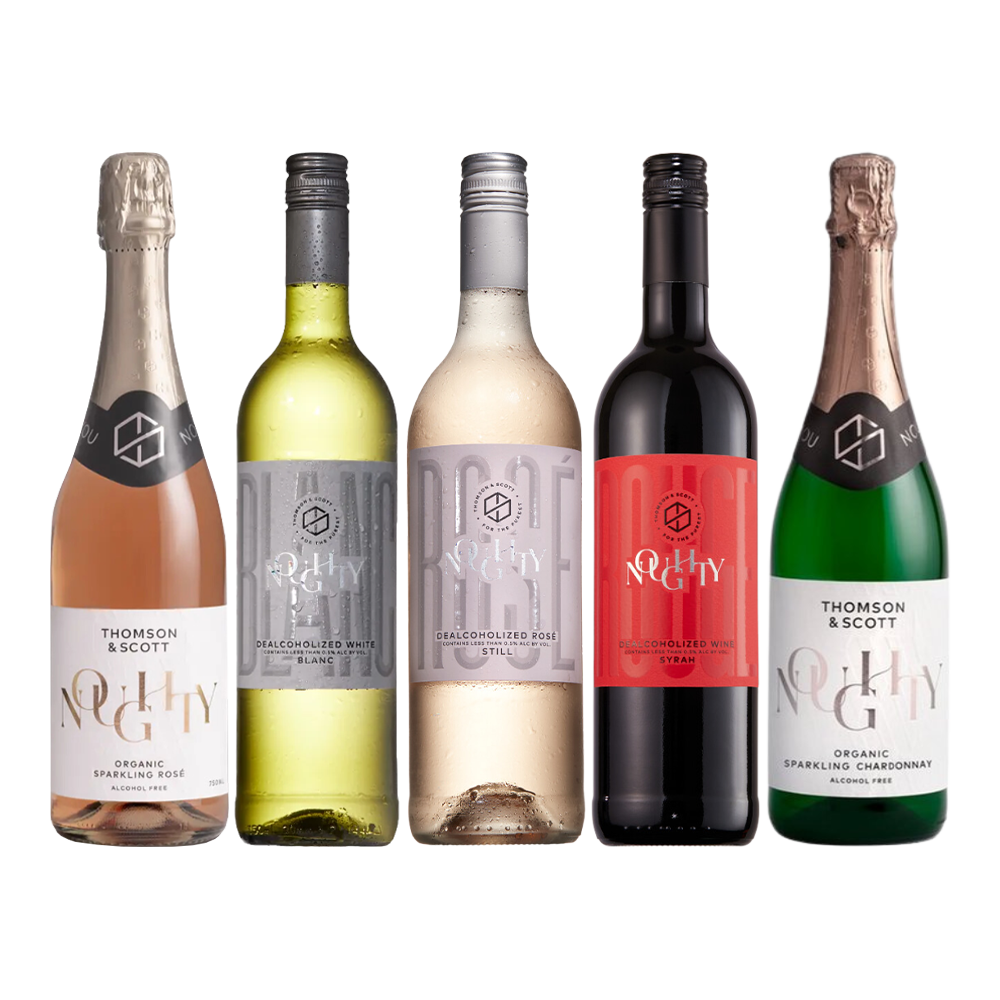Thomson & Scott Ultimate Noughty Low Alcohol Wine Mixed Case (5 Bottles)