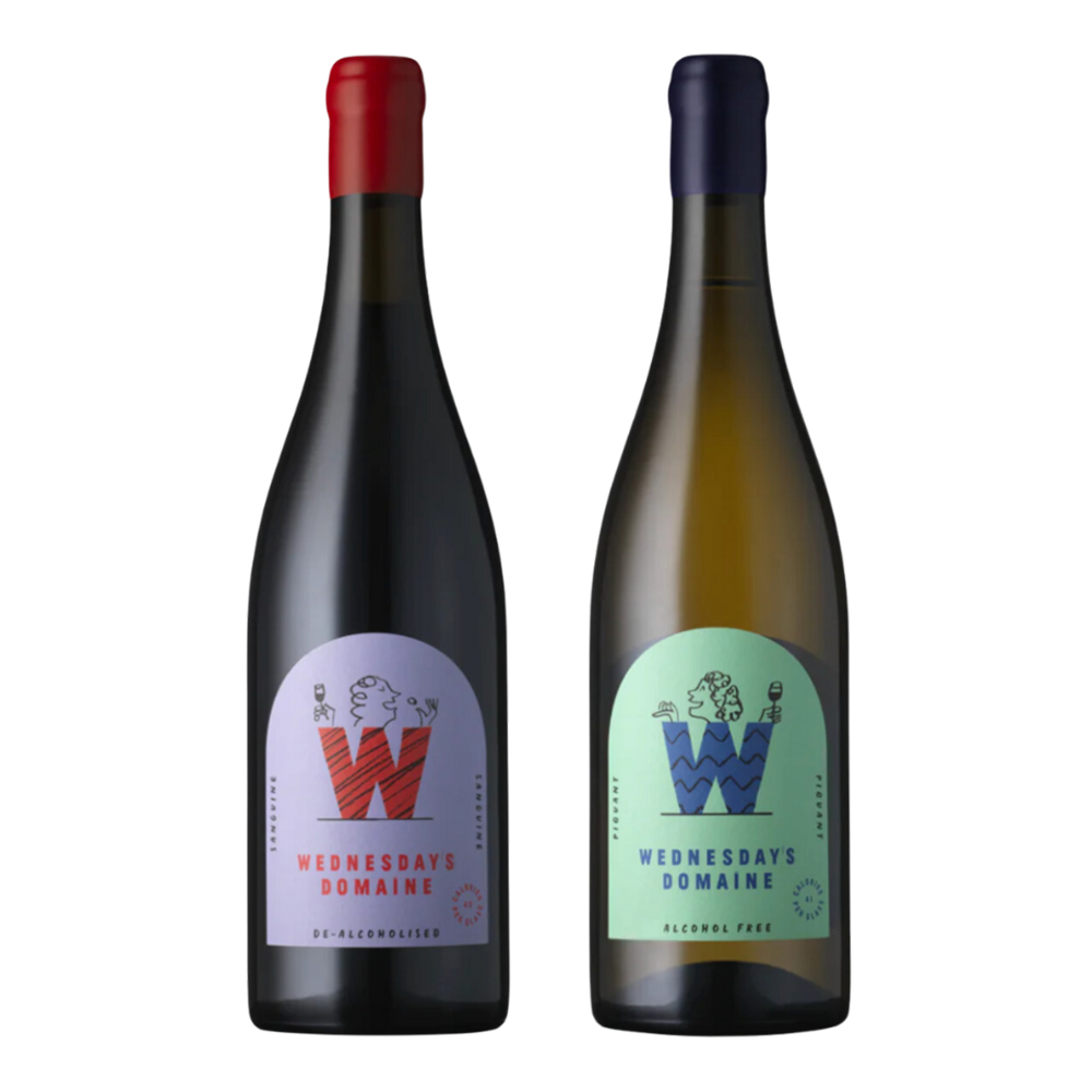 Wednesday's Domaine Mixed Case - Alcohol Free Mixed Wine Case