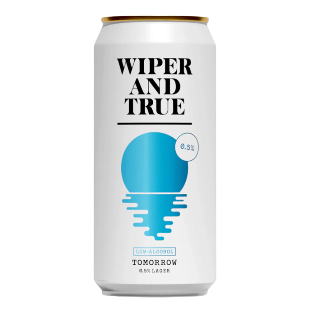 Wiper And True Tomorrow Lager alcohol free lager
