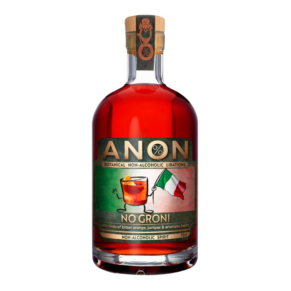 Anon No Groni
- Non Alcoholic Gin Negroni Alternative