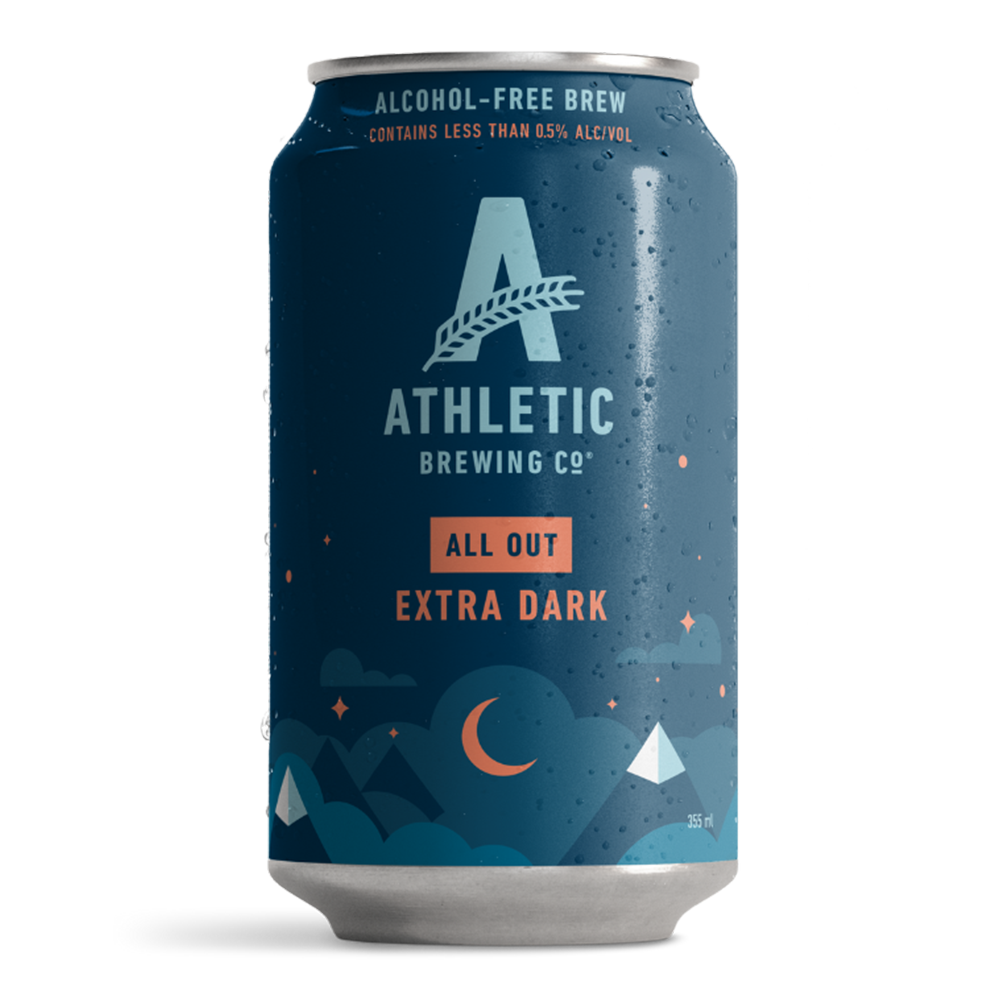 Athletic Brewing All Out - Alcohol Free Stout - Dry Drinker