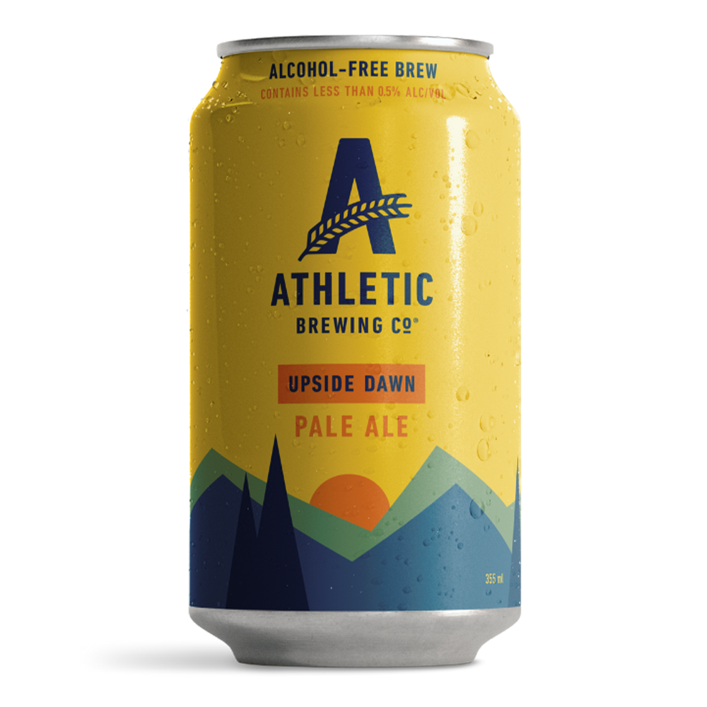 Athletic Brewing Upside Dawn - Alcohol Free Golden Ale