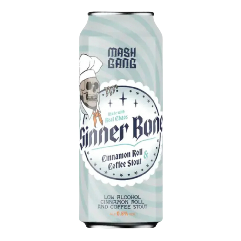 Mash Gang Sinner Bone - Non Alcoholic Cinnamon Coffee Stout