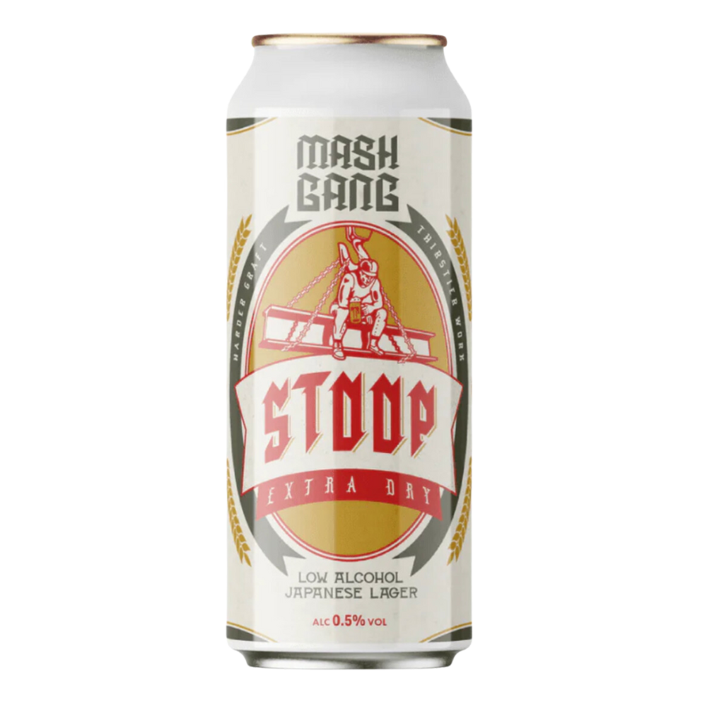 Mash Gang Stoop Extra Dry - Low Alcohol Japanese Lager - Dry Drinker