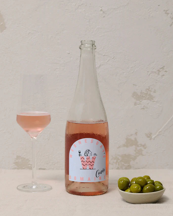 Wednesday's Domaine Rosé Cuvée - Non Alcoholic Sparkling Rosé Wine