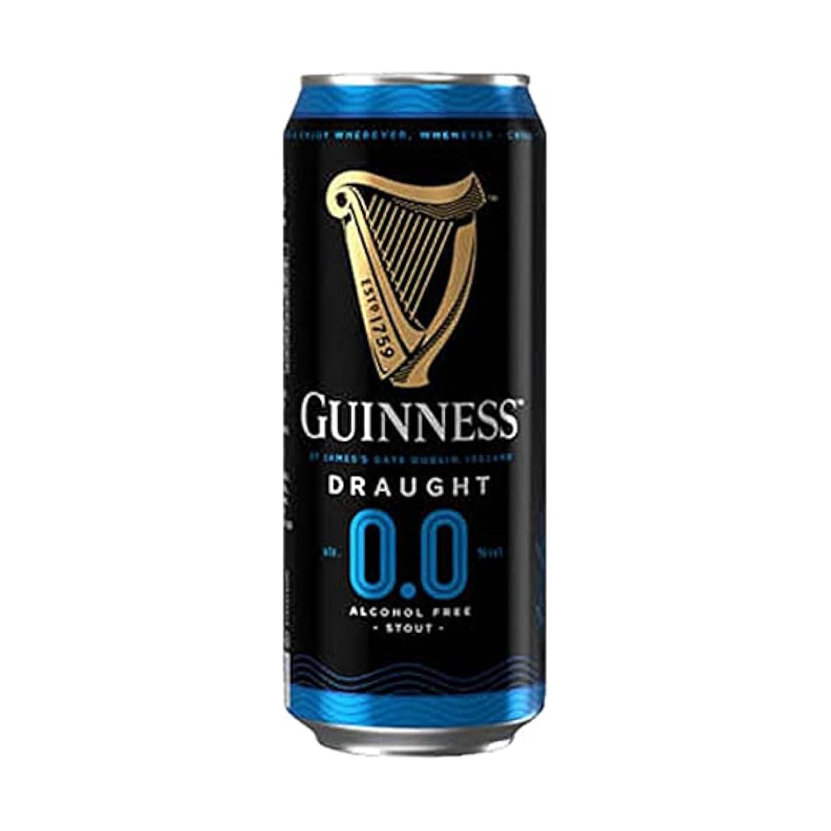 Guinness 0.0 - Alcohol Free Guinness Stout - Pint Cans