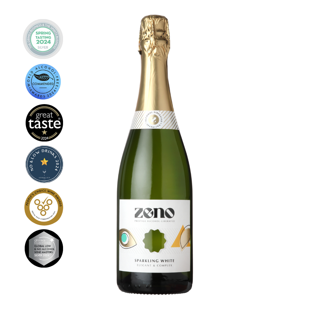 Zeno Sparkling White - Non Alcoholic Sparkling White Wine