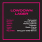 Hop & Hemp Lowdown Lager CBD - Non Alcoholic Lager