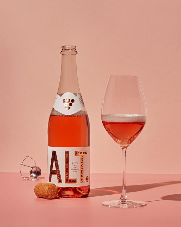 ALT. Organic Sparkling Rose – Non-Alcoholic Tempranillo Wine